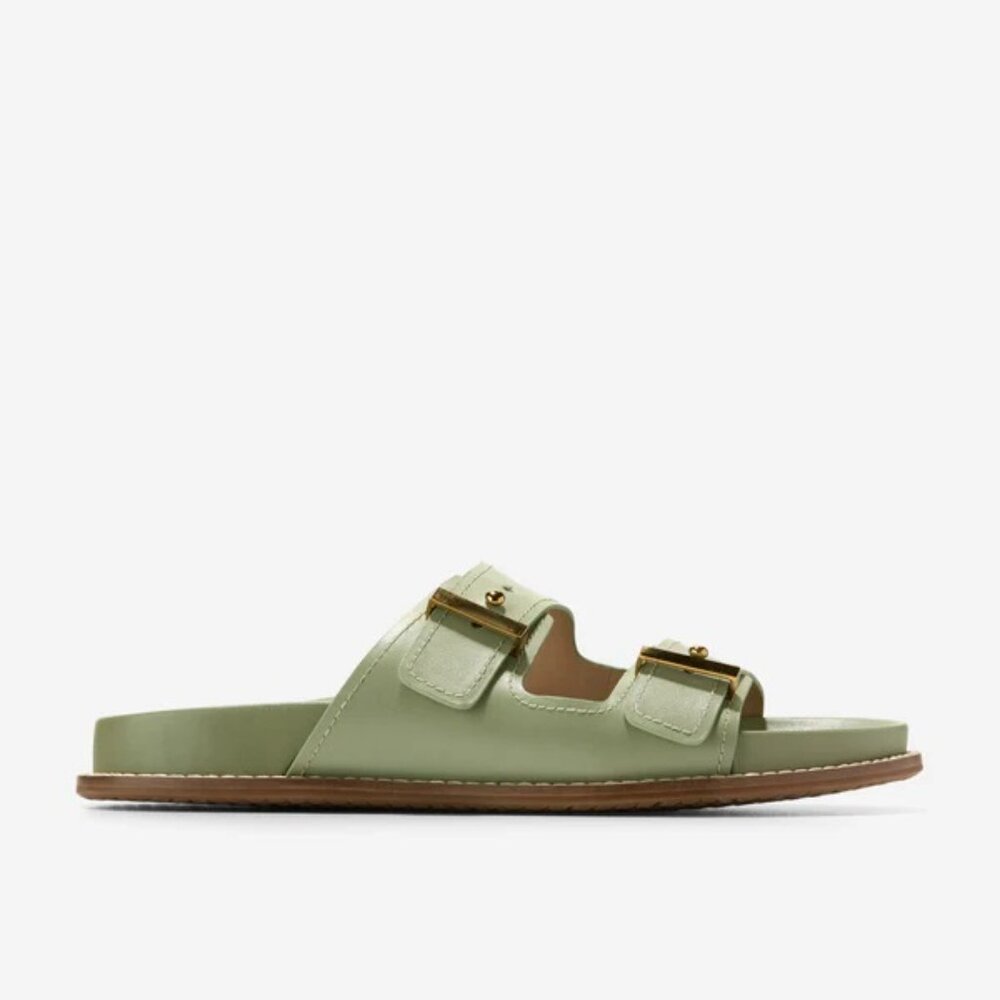 Cole Haan Women's Marisol Footbed Sandals Shoes Oil Green, Size 9 (New in Box) - Picture 15 of 16